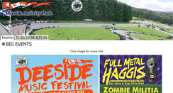 Desktop Screenshot of deesideactivitypark.com